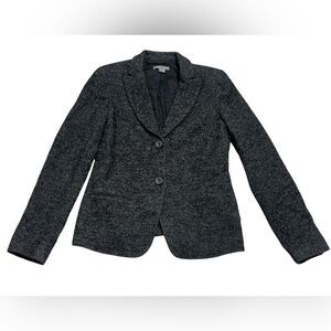 ❤️ 👀 Women’s VINCE Wool blend charcoal gray 2 button blazer size 6